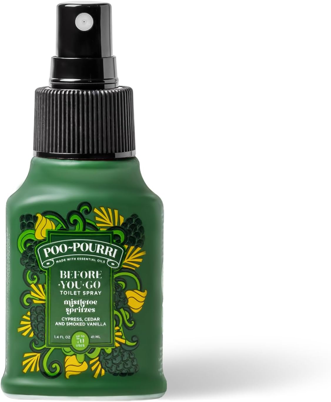 Poo-Pourri Deck the Stalls Value Pack Toilet Spray - Hollyday Spice + Mistletoe Spritzes, 1.4 fl. oz.