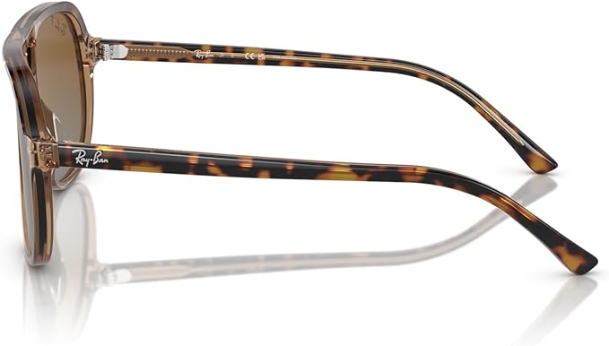 Ray-Ban Boys RJ9096S Bill Polarized Sunglasses - Transparent Havana Frames/Brown Lenses