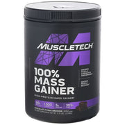 MuscleTech 100% Mass Gainer Protein Powder - Chocolate Fudge Brownie, 5.15lb.