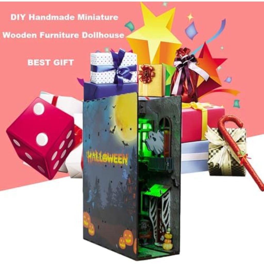 Spooky Alley DIY Mini Book Nook Kit