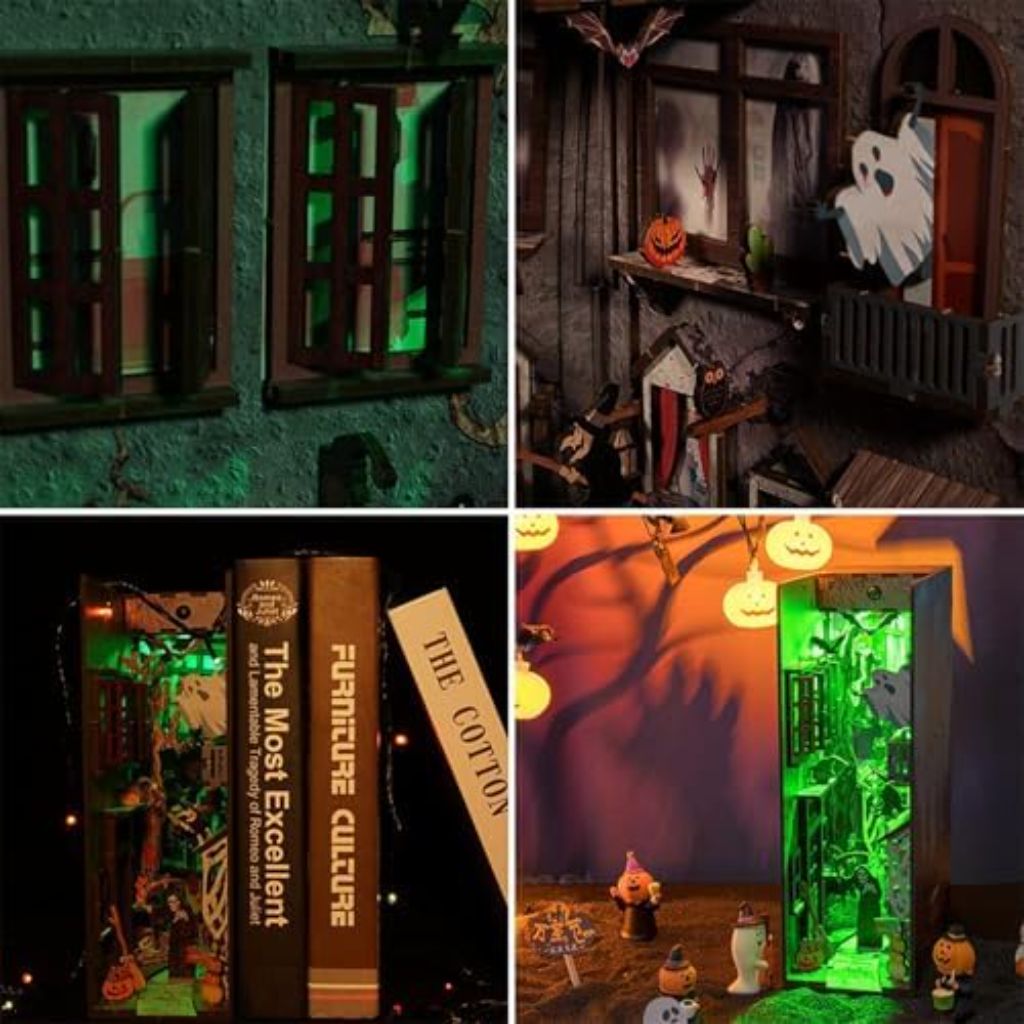 Spooky Alley DIY Mini Book Nook Kit