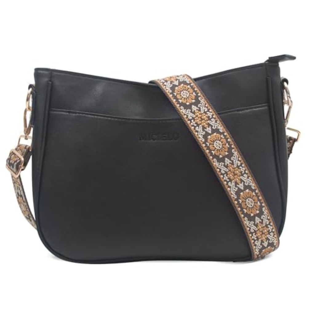 Michielo Women's Crossbody Bag - Black