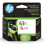 HP 63XL High Yield Tri-Color Original Ink Cartridge - Cyan, Yellow, Magenta