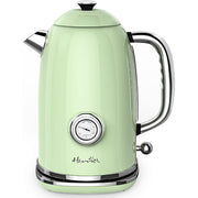 Harriet Electric Kettle, 1.8L Retro Electric Tea Kettle with Thermometer, LED Indicator, Fast Boiling, Cordless, Auto Shut-Off - Light Green *Damaged Box*