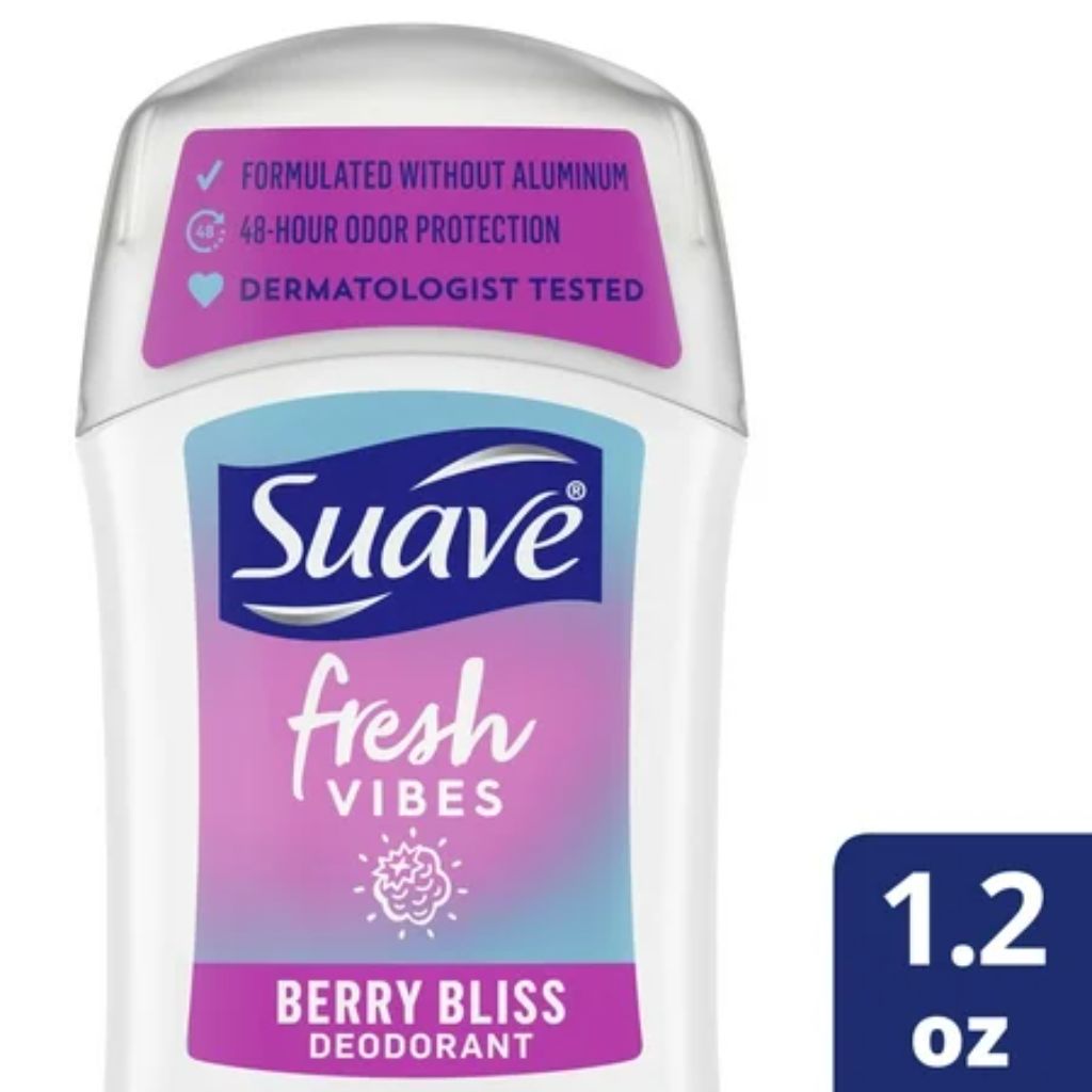 Suave Women's Fresh Vibes Deodorant Stick - Berry Bliss, 1.2oz