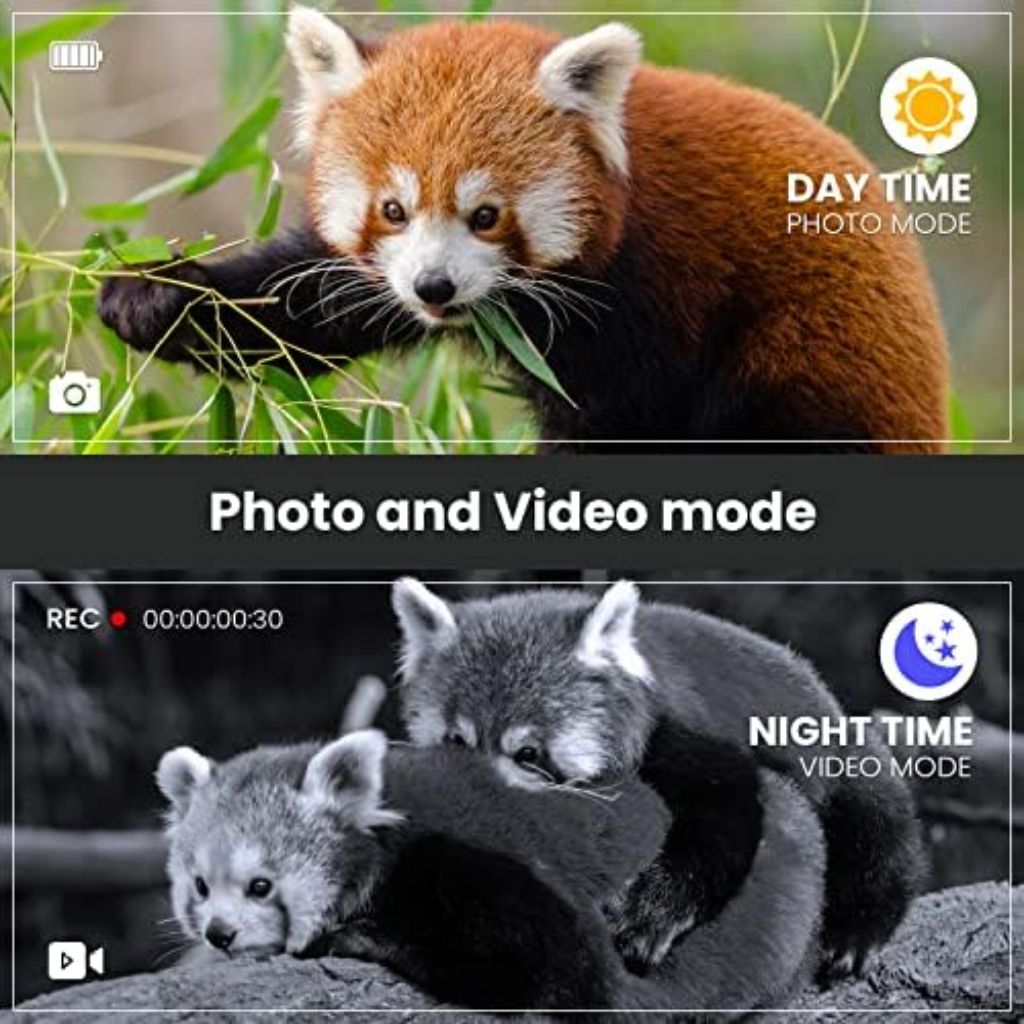 4K Digital Night Vision Binoculars w/Infrared Digital Night Vision, 32GB Memory Card for Photo and Video Storage, 3'' Large Screen