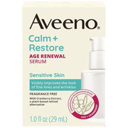 Aveeno Calm + Restore Age Renewal Anti Aging Face Serum - 1 fl. oz