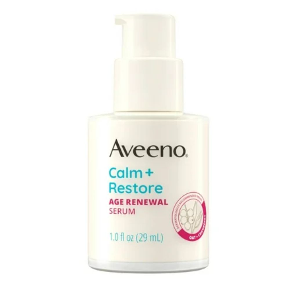 Aveeno Calm + Restore Age Renewal Anti Aging Face Serum - 1 fl. oz