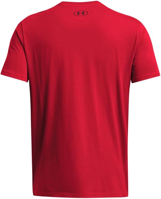 Under Armour Men's Global Foundation Short Sleeve T-Shirt - Red/Black, Size Large
