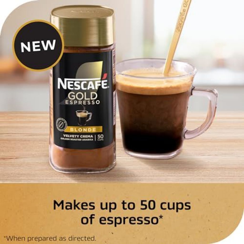 Nescafé Gold Espresso Blonde - Instant Coffee, 3.5oz