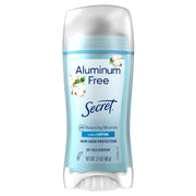 Secret Women's Aluminum Free Deodorant - Cotton, 2.4oz Stick (3 Pack)