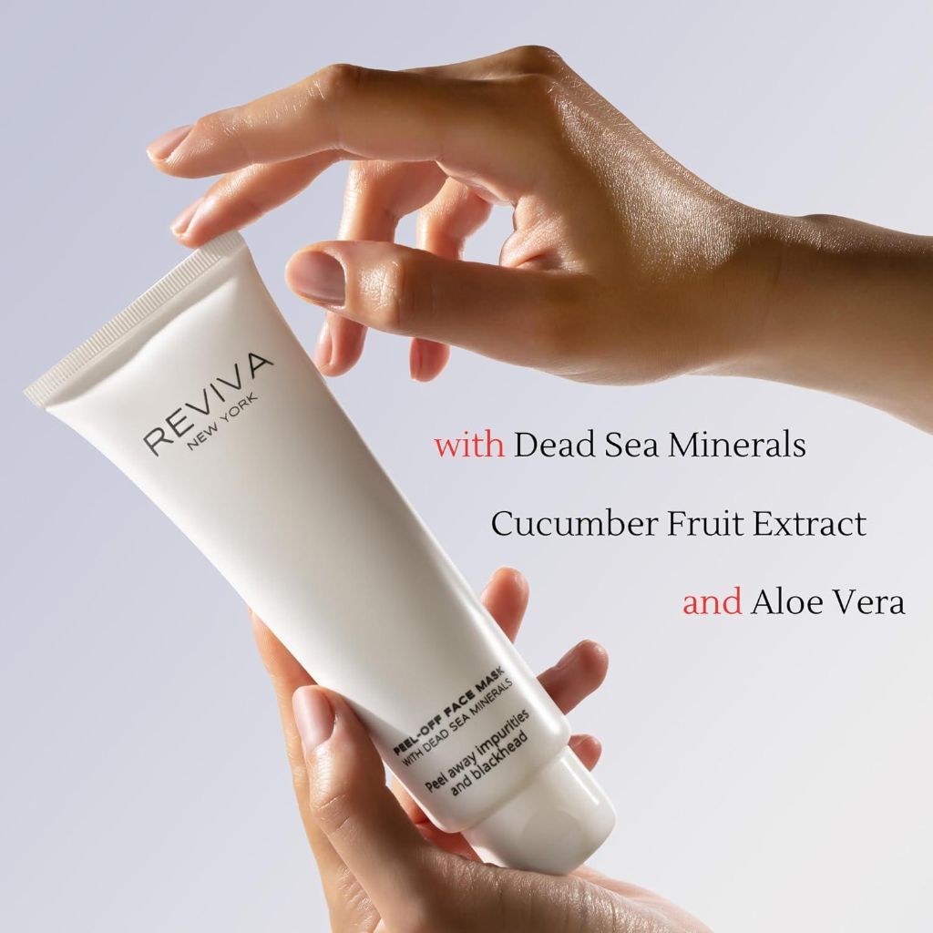 Reviva New York Peel-Off Face Mask with Dead Sea Minerals, 3oz