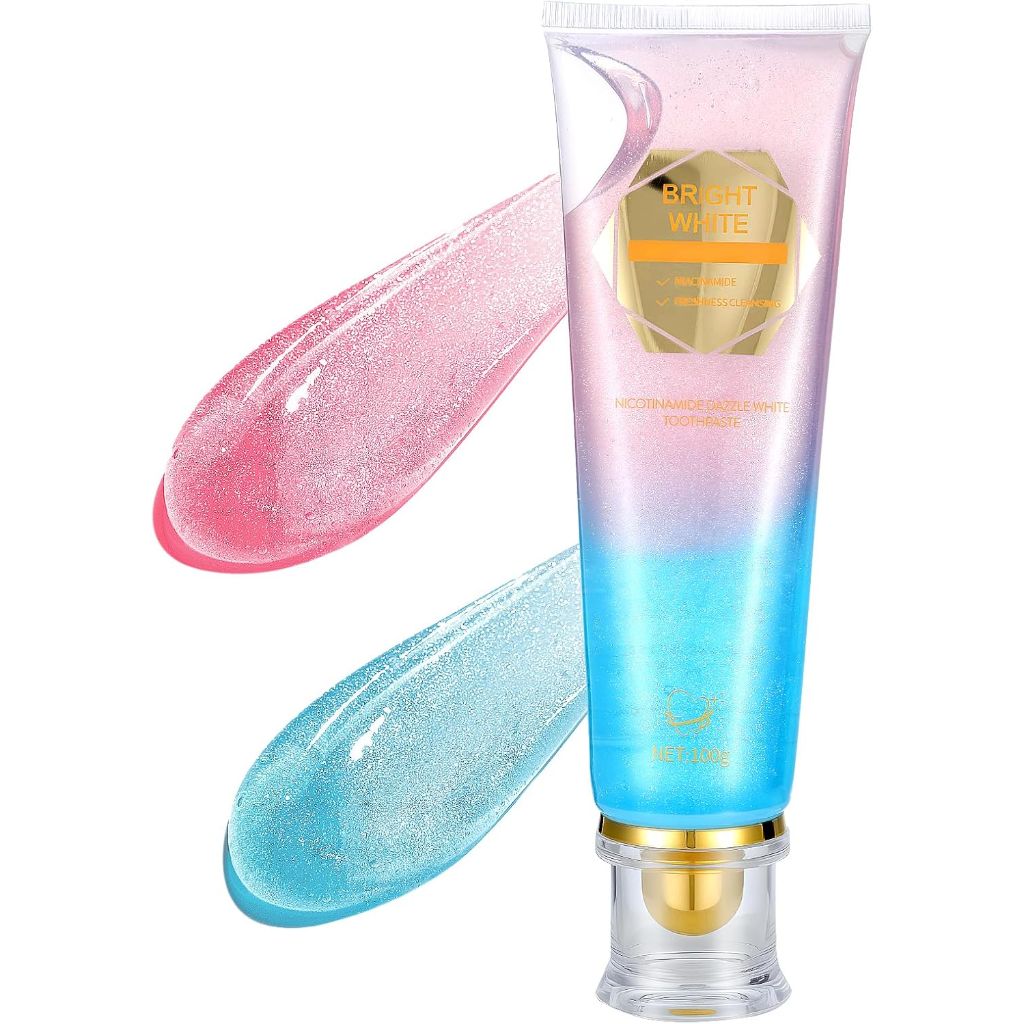 Niacinamide Whitening Toothpaste, Effectively Whitens Teeth, Protects Tooth Enamel, Freshens Breath 24 Hours, Fluoride-Free Formula is Suitable for Sensitive Teeth 3.53 Ounce