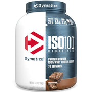 Dymatize 100% Whey Isolate Protein Powder - Fudge Brownie, 5lbs