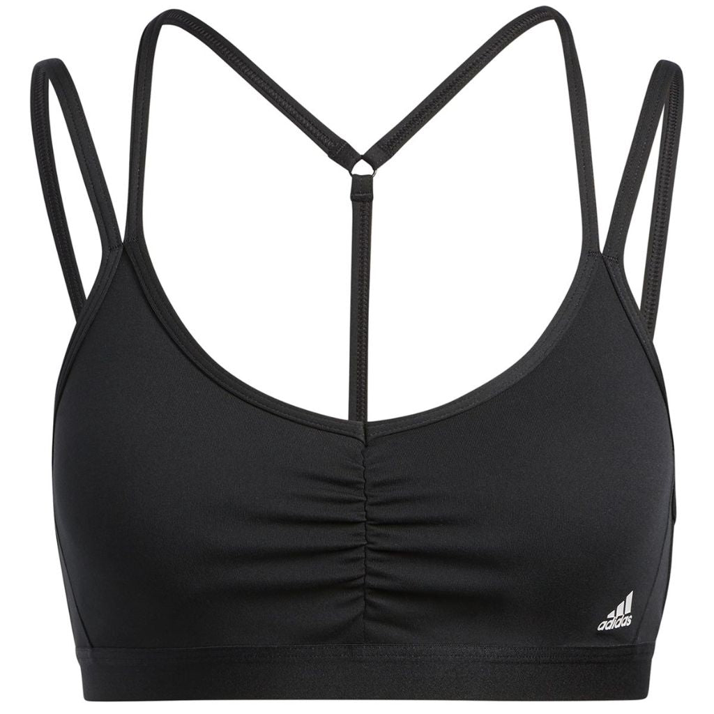 adidas Women's Yoga Essentials Light Support Sports Bra - Black, 36DD