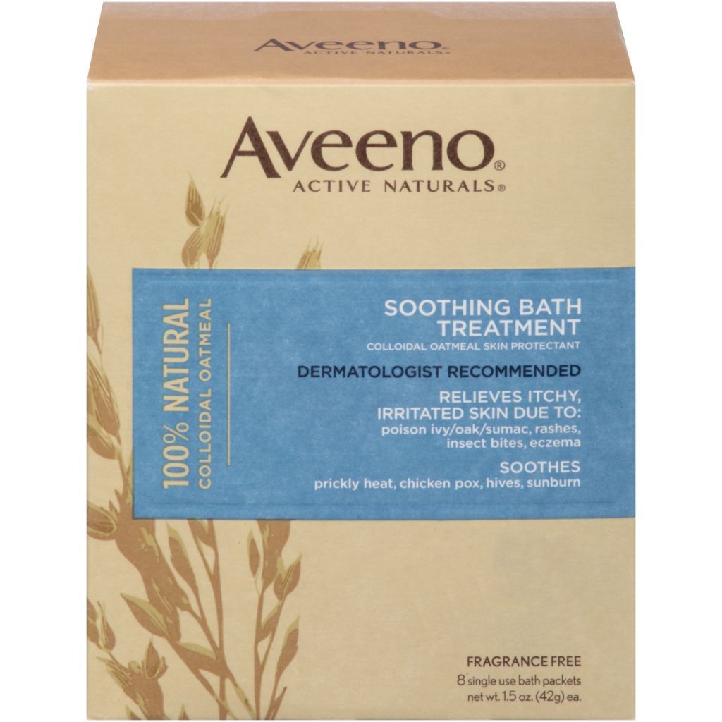 Aveeno Soothing Oatmeal Bath Soak for Eczema with Natural Colloidal Oatmeal - Scented - 1.5oz/8ct