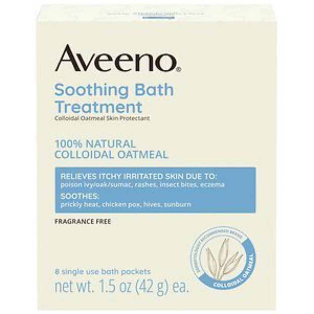 Aveeno Soothing Oatmeal Bath Soak for Eczema with Natural Colloidal Oatmeal - Scented - 1.5oz/8ct