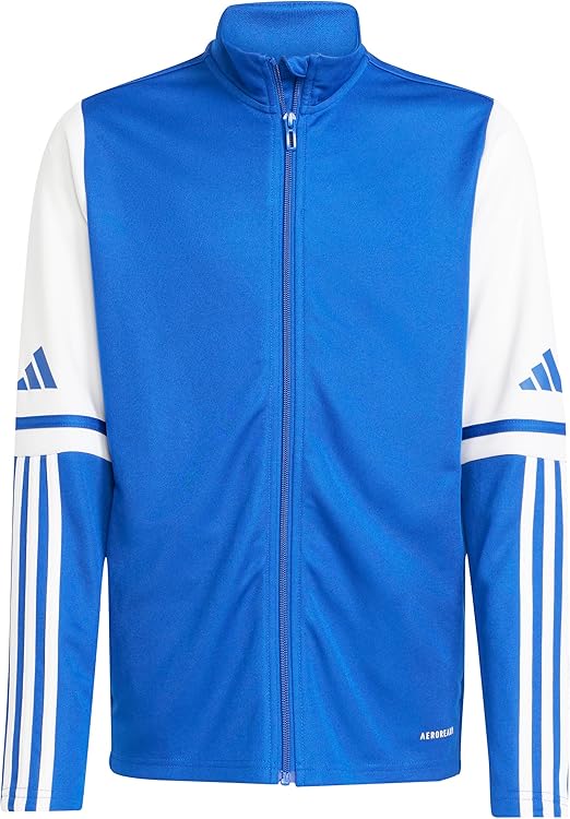 adidas Kids' Squadra 25 Training Jacket - Royal Blue/White, Youth Medium