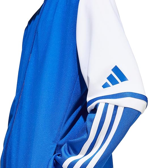 adidas Kids' Squadra 25 Training Jacket - Royal Blue/White, Youth Medium