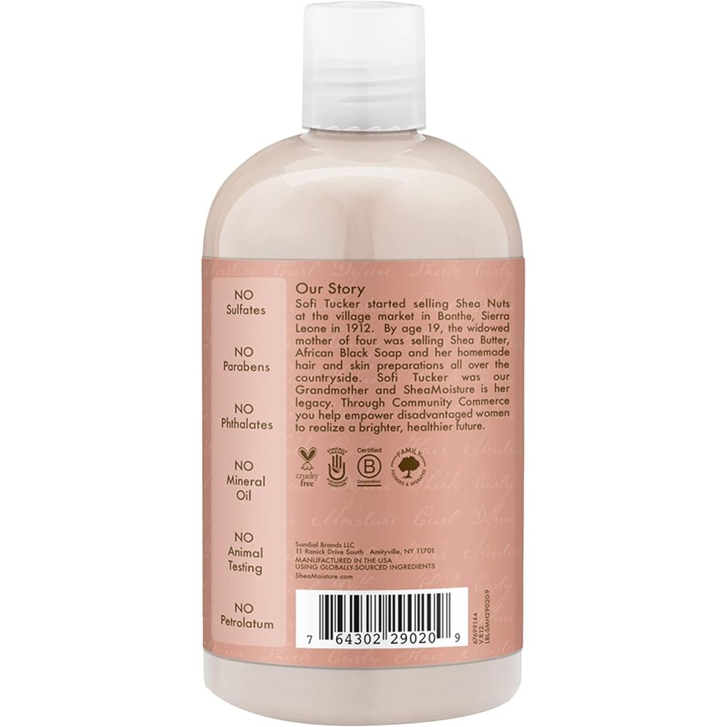 Shea Moisture Curl & Shine Coconut & Hibiscus Shampoo - 13 fl. oz. (2 Pack)