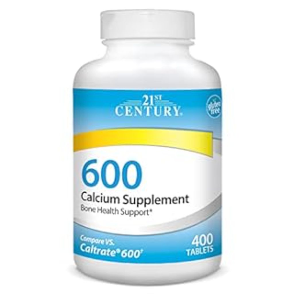 21st Century Calcium Supplement 600mg for Bone Health - 400 Tablets