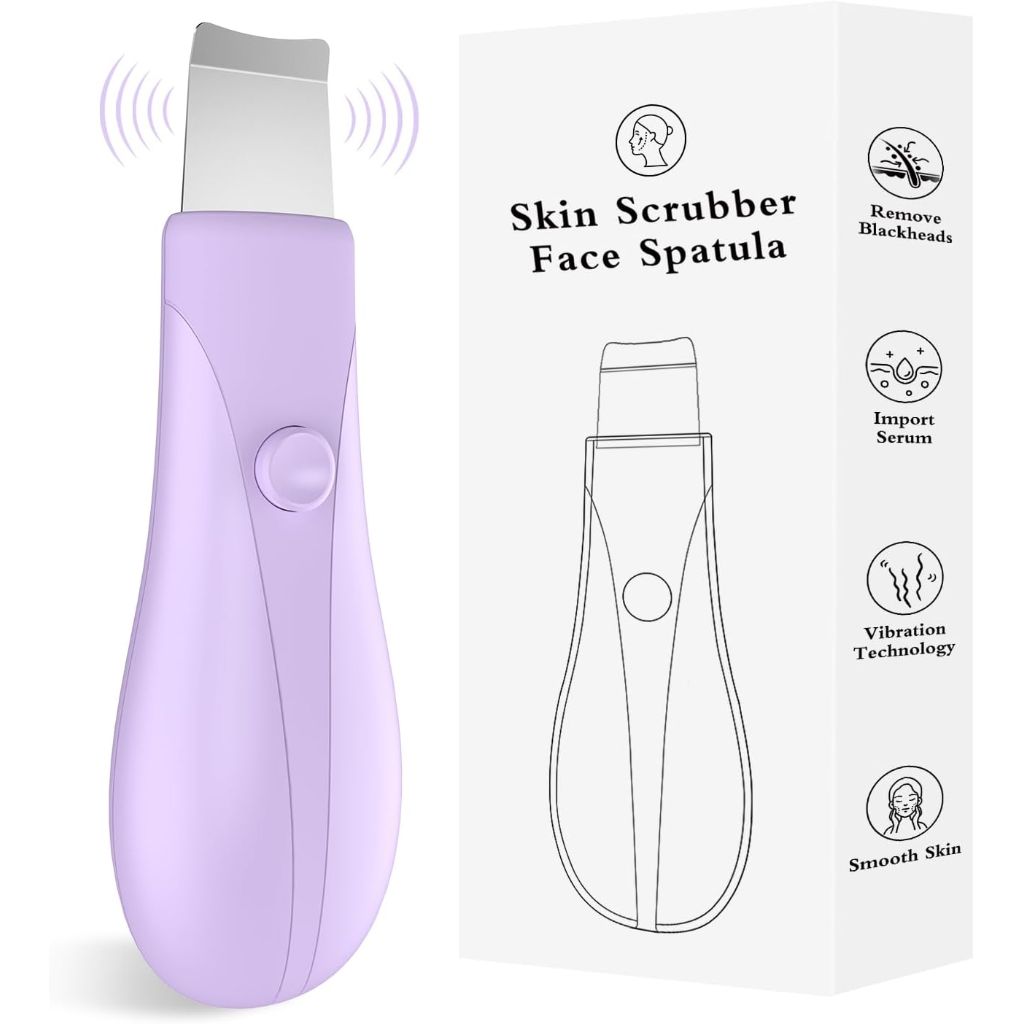 Skin Scrubber Face Spatula Pore Cleaner (Purple)