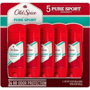 Old Spice Men's Pure Sport Deodorant - 3oz Stick (5 Pack)