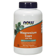 NOW Supplements Magnesium Caps 400mg - 180 Capsules