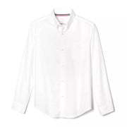 French Toast Boys School Uniform Long Sleeve Oxford Shirt  Sizes 4-20 & Husky
