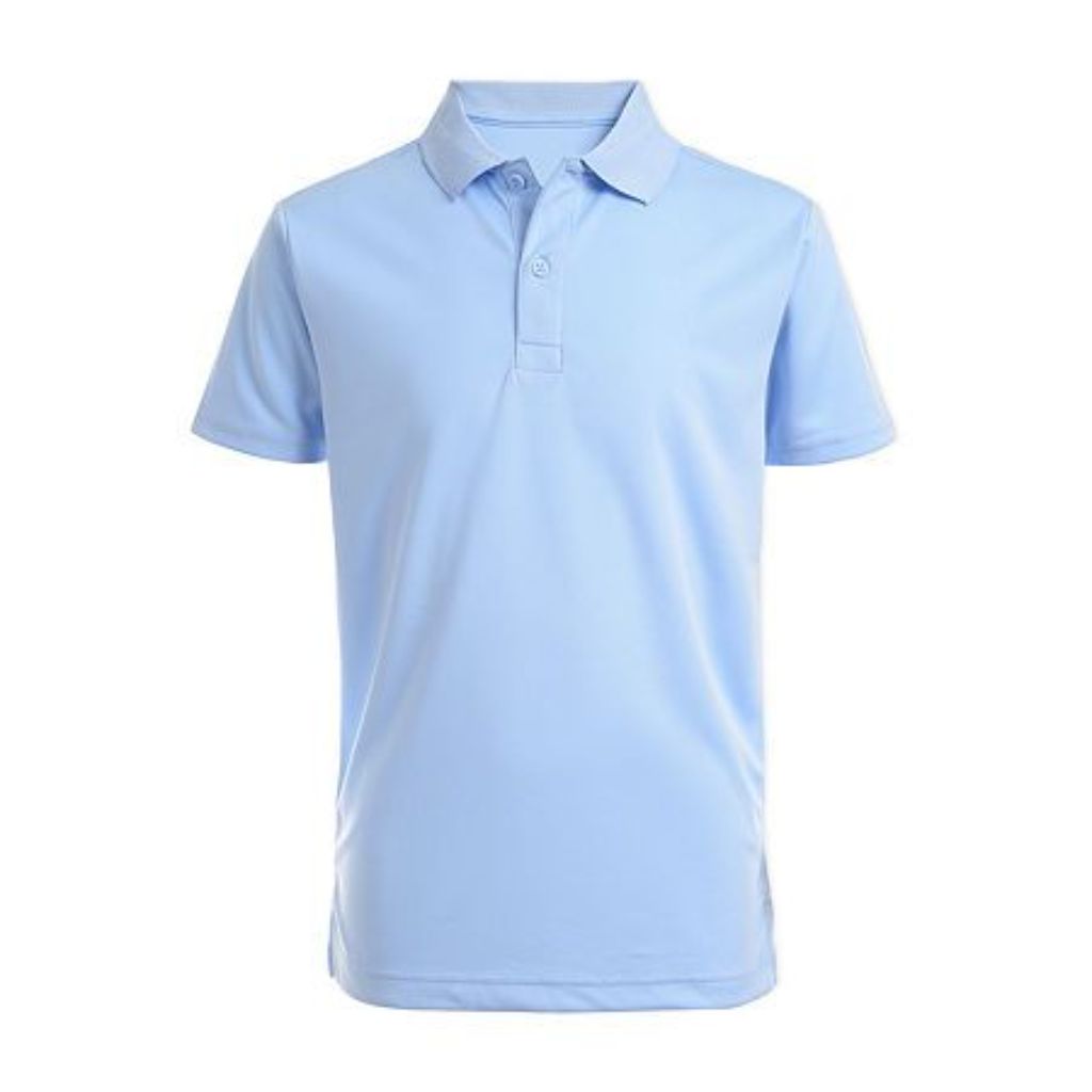 IZOD Mens Short Sleeve Performance Polo, Medium , Blue