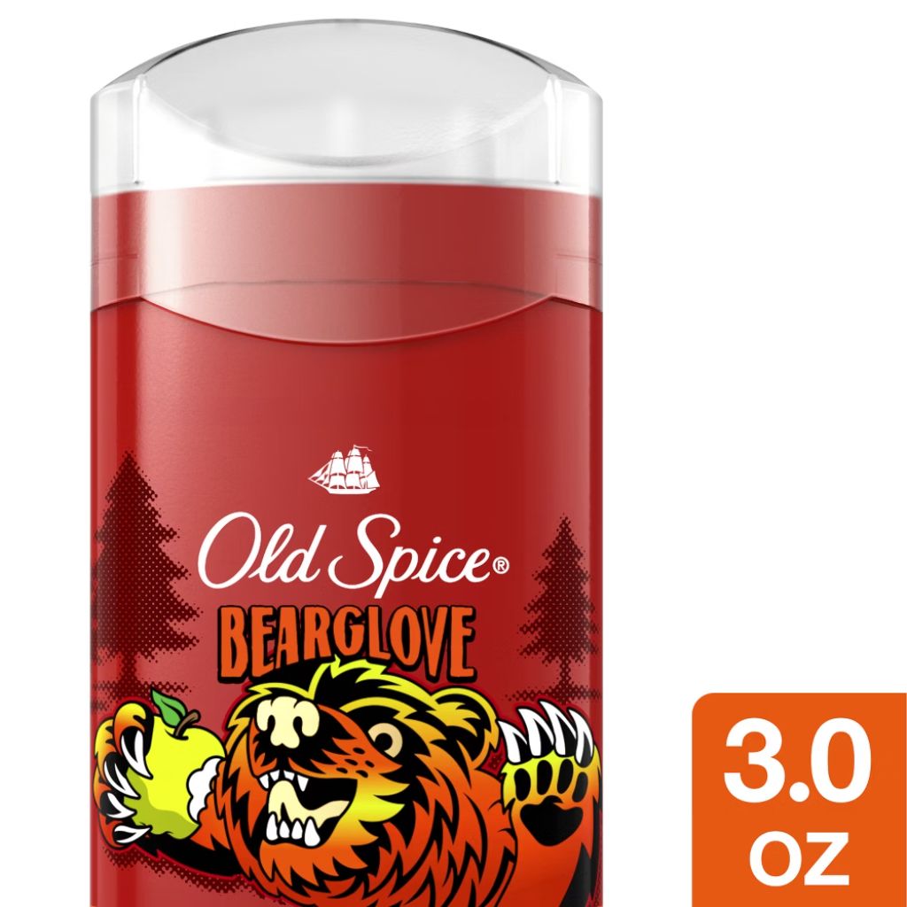 Old Spice Aluminum Free Deodorant Invisible Solid Stick - Bearglove, 3 oz (Single Stick)