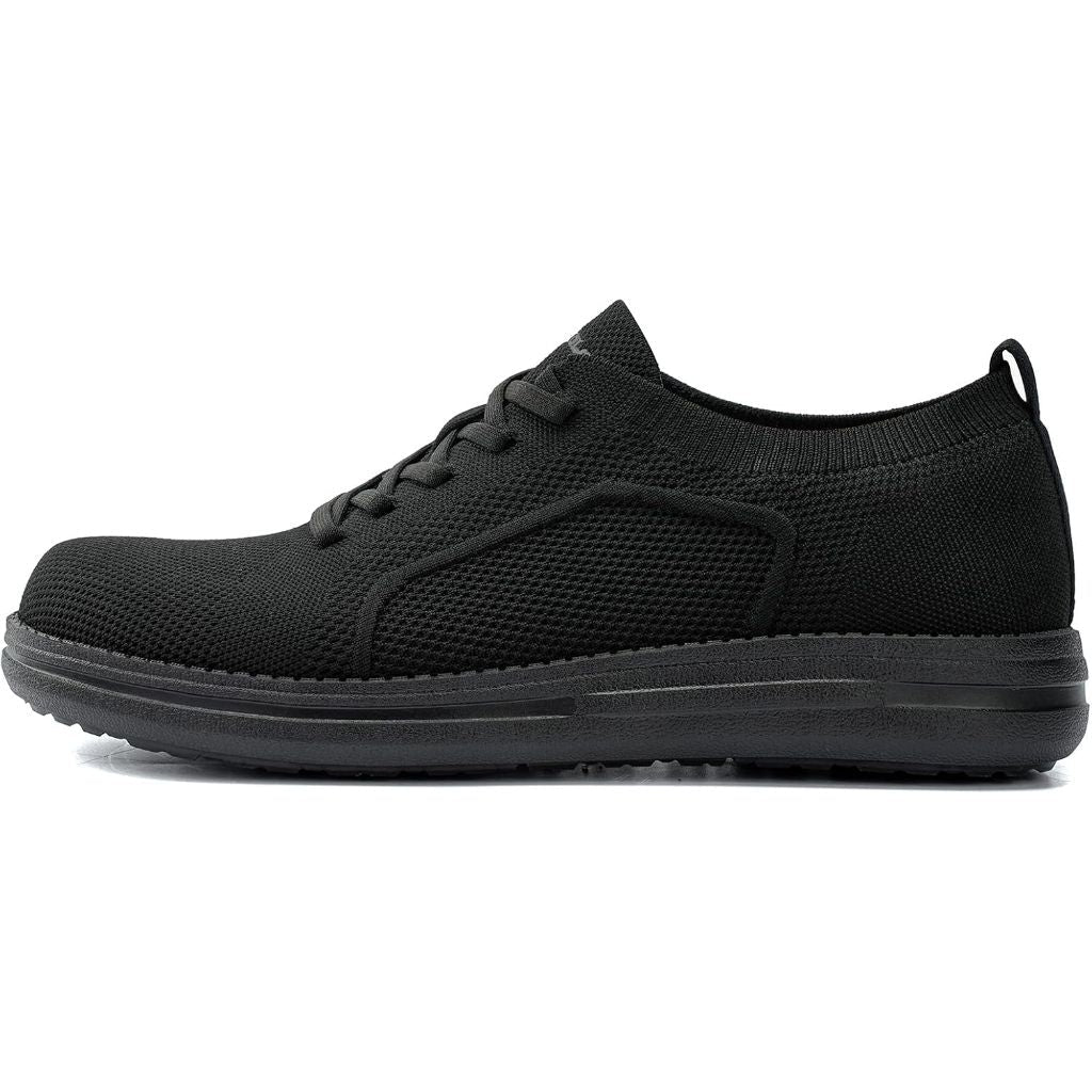 PROMOLA Men's Comfort Sneakers - Black, Size 14 Wide