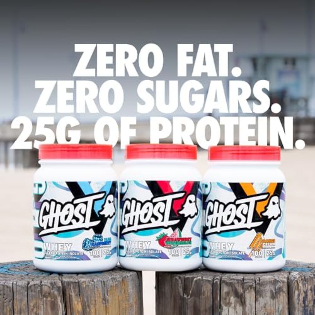 GHOST Clear Whey Isolate Protein Powder - Strawberry Watermelon, 1.57lb.