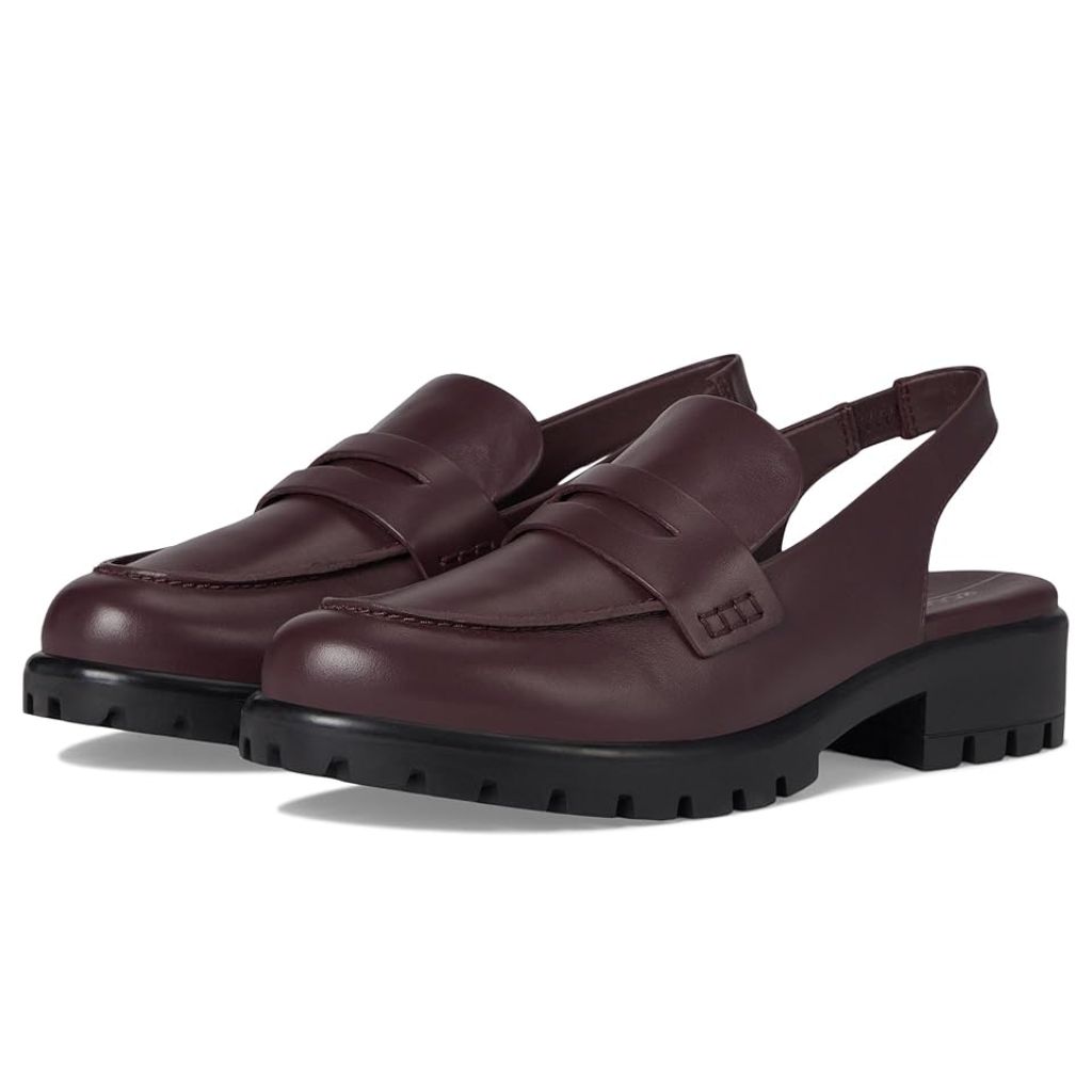ECCO Modtray - Women's Leather Slingback - Red