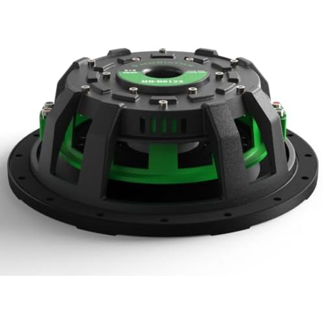 DS-12 D2 Shallow Mount Car Subwoofer 12'' 1400W Max Power Dual 2 Ohm  Black, MB-DS122