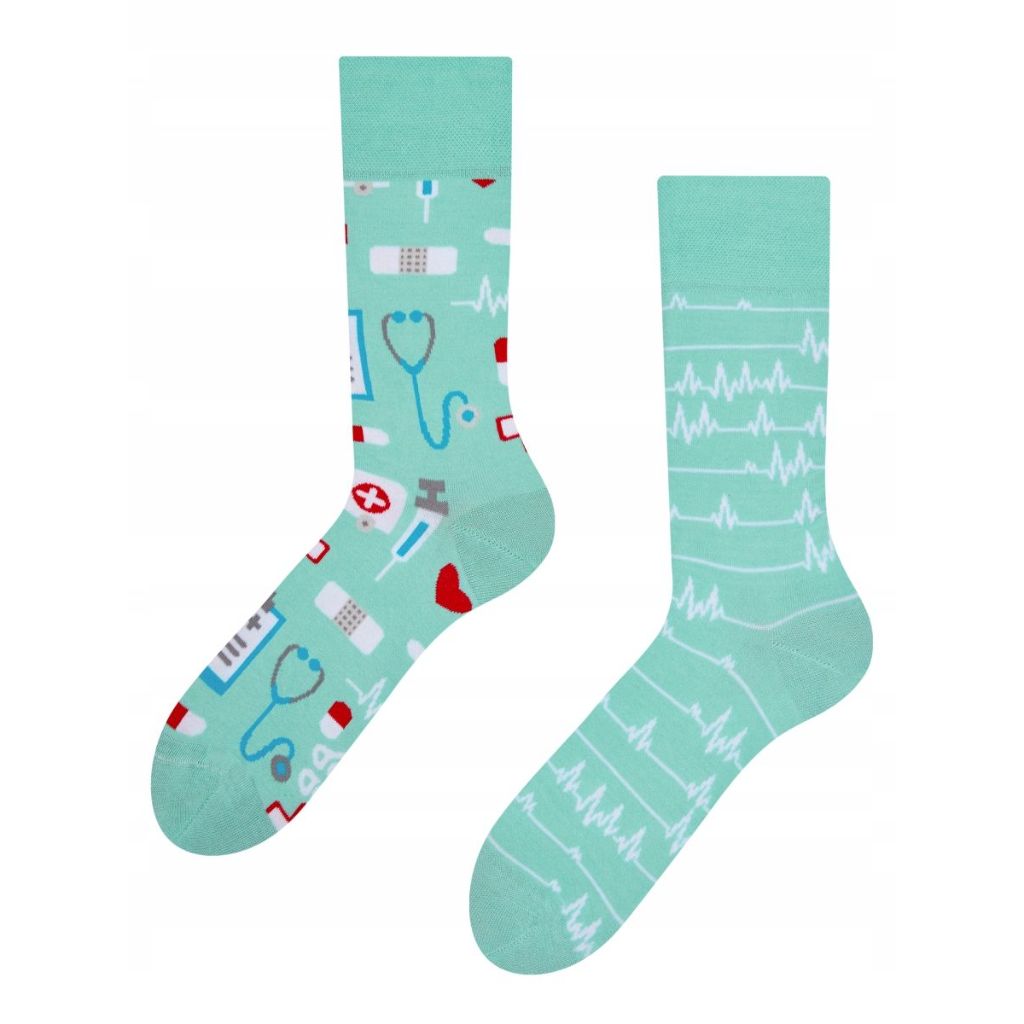 Dedoles Adult's Good Mood Socks - Nursing, Size (M) 6.5-9.5 / (W) 9-12
