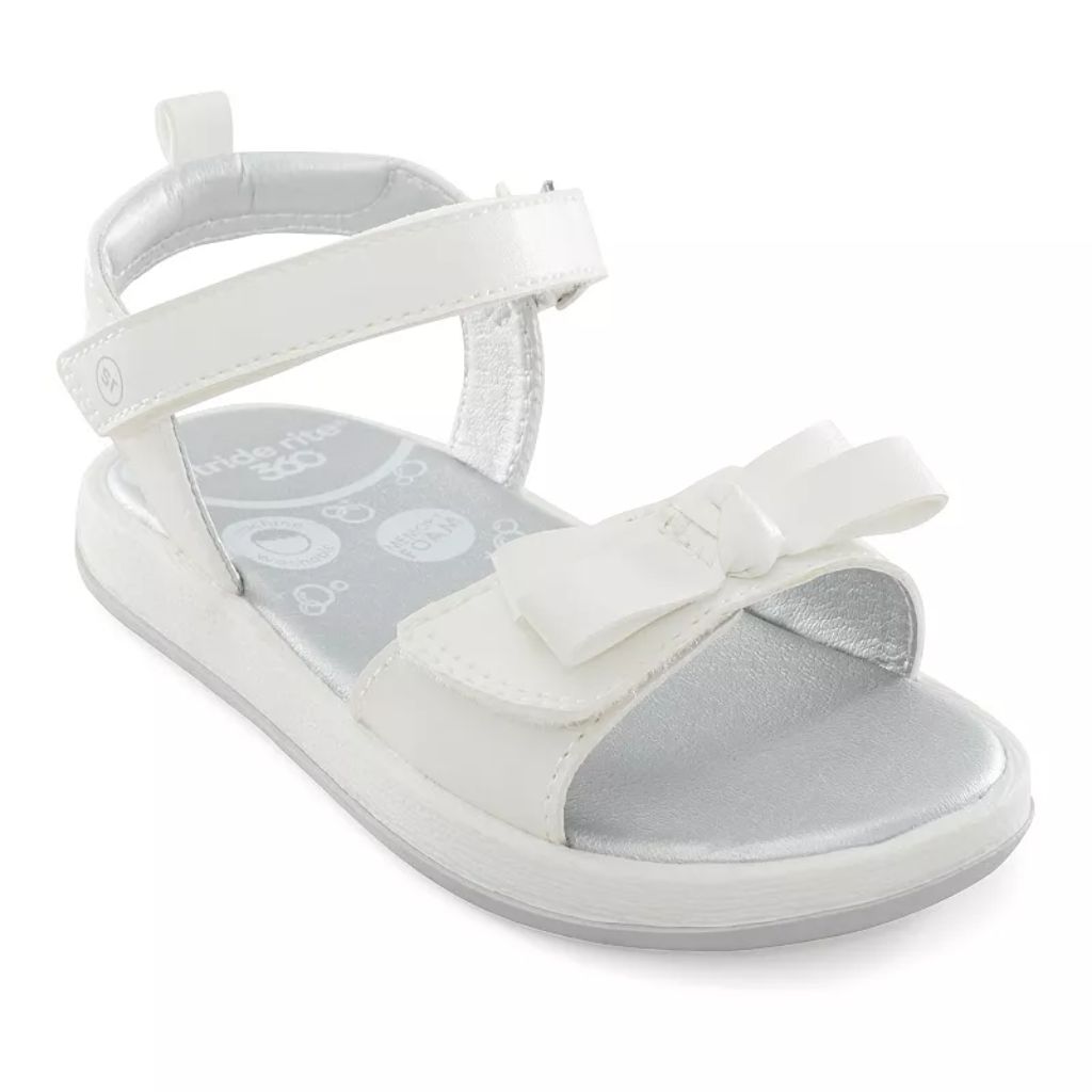 Stride Rite 360 Kids Unisex Delilah Sandal, White - SIZE 5M