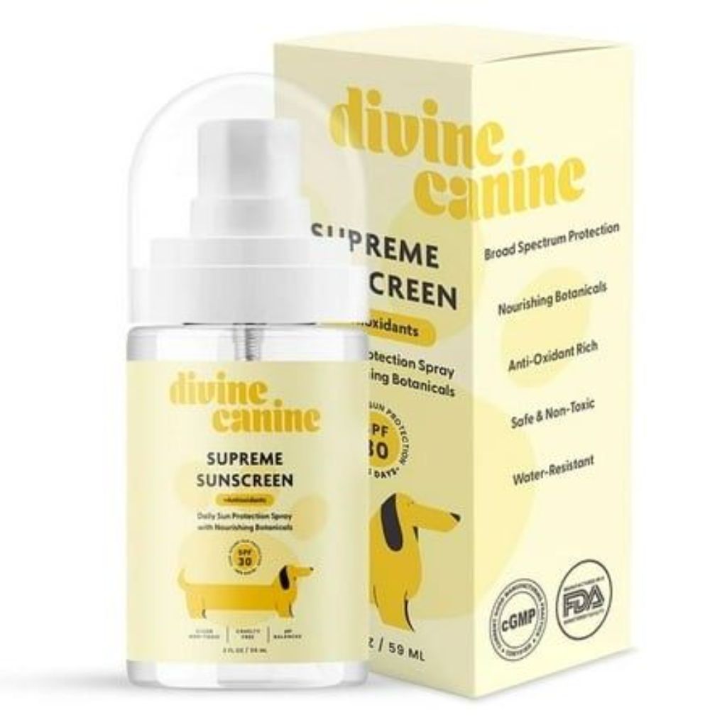 Divine Canine Daily Supreme + Antioxidants SPF 30 Dog Sunscreen