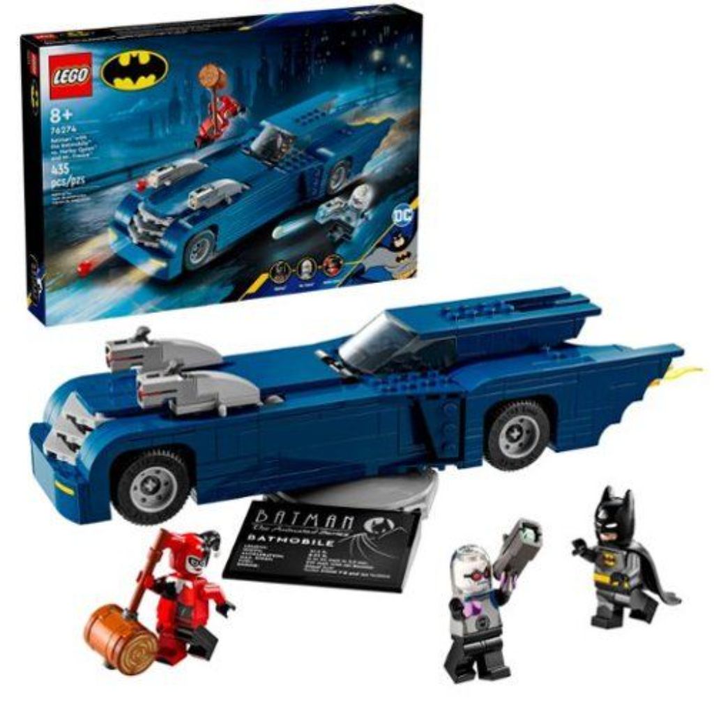 LEGO DC Batman: Batman with the Batmobile vs. Harley Quinn & Mr. Freeze Building Set 76274 *Damaged Box*