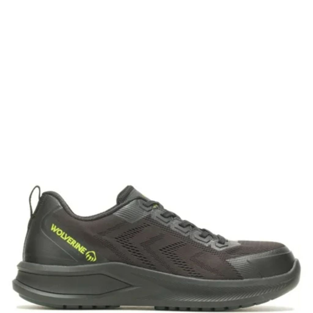 Wolverine Men's Bolt Knit DuraShock CarbonMax Work Shoes - Black, Size 9