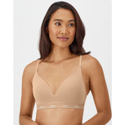 Hanes Originals Women's Stretch Contour Wire-Free Bra - Nude, Size Medium