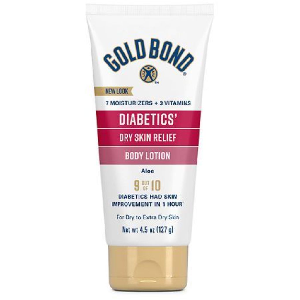 Gold Bond Diabetics  Dry Skin Relief Body Lotion  4.5 oz.  with Aloe