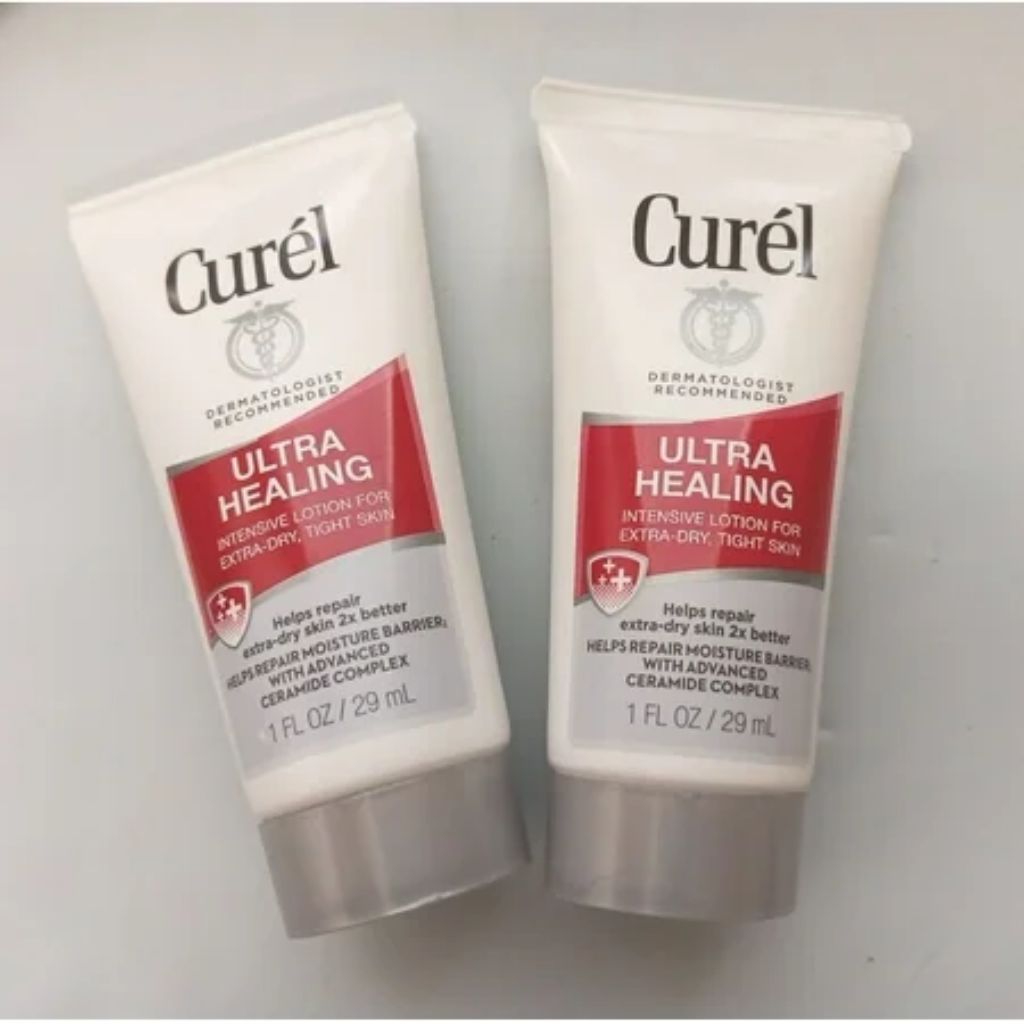 2 Pack Curel Ultra Healing 1 oz for Intense Lotion for Ultra Dry Tight Skin 2 PACK