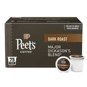 Peet s Coffee Major Dickason's Blend Premium Dark Roast Coffee Pods  75 Count