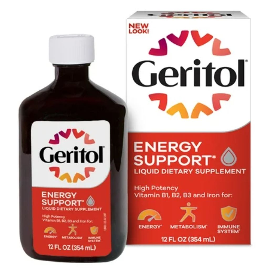 Geritol Liquid Vitamin and Iron Supplement for Energy Support - 12 fl. oz.