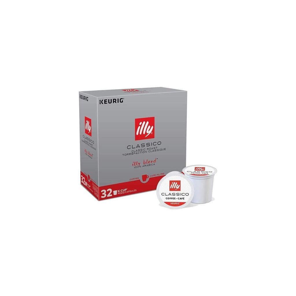 illy Classico Medium Roast illy Blend Keurig K-Cup Coffee Pods, 34ct