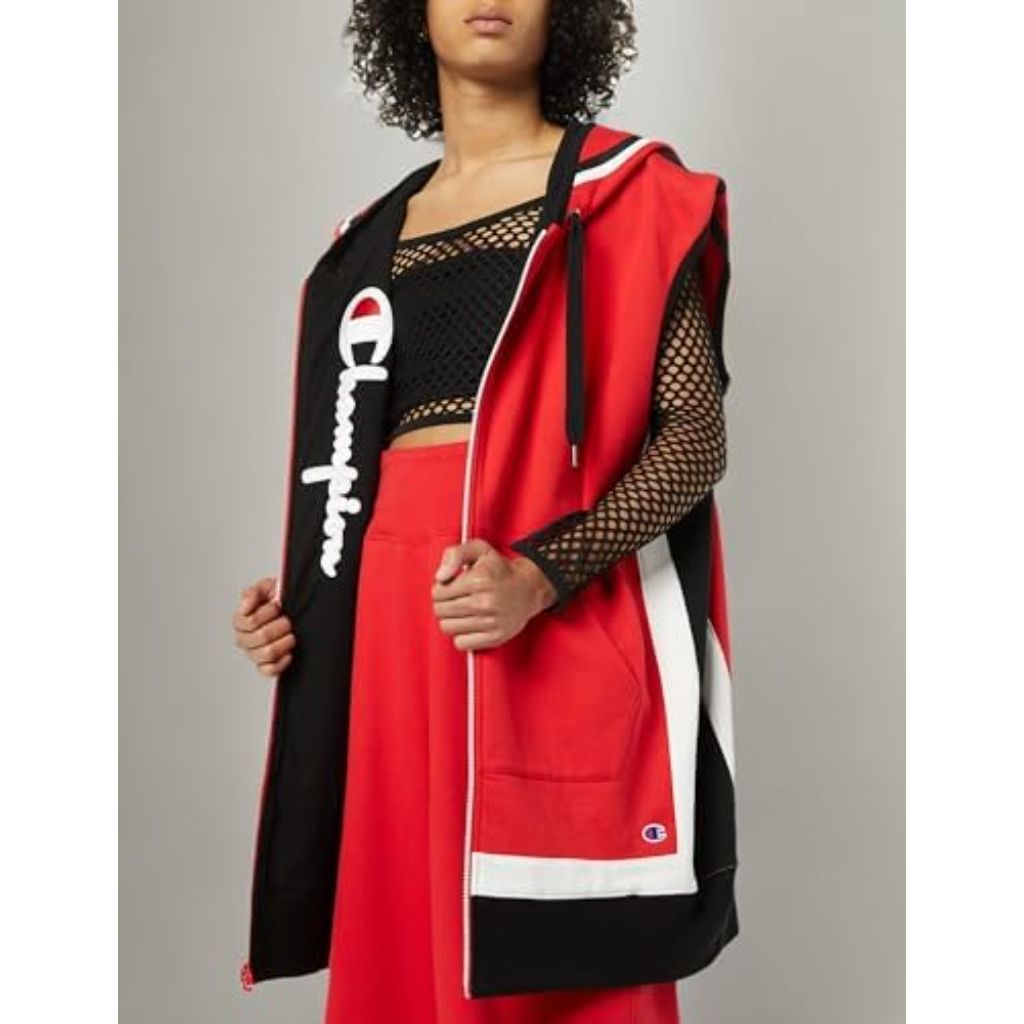 Making the Cut Season 3 Episode 2 Champion Collab Winning Look Rafael's Reverse Weave Oversized Vest - XS-M
