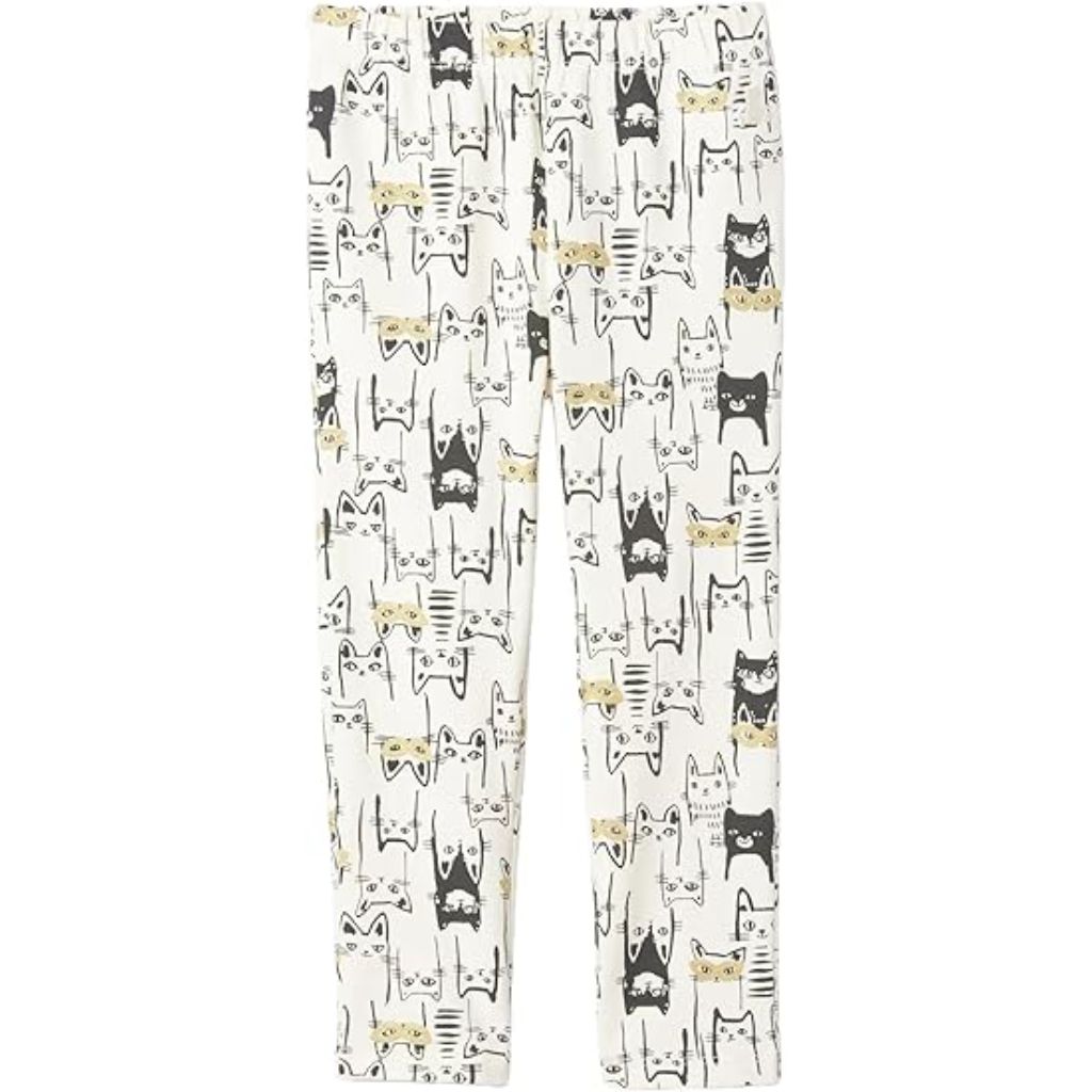 Baby Gap Infants Pull-On Leggings - Ivory Frost Cats, Size 12-18 mos.
