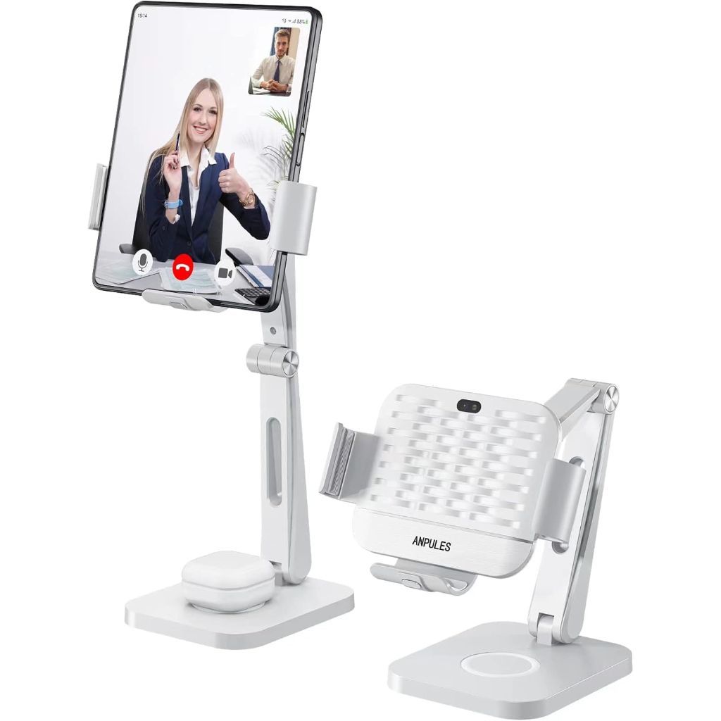 Anpules 2-in-1 Wireless Charger Stand for Z Fold 4/3/2, ANPULES [3 Coils] - White