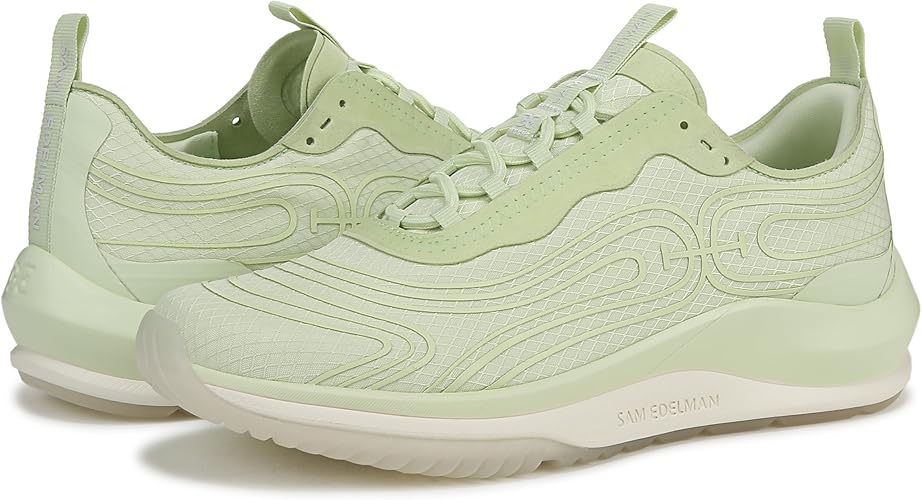 Sam Edelman Women's Miles Lace-Up Sneakers - Citrus Lime, Size 10